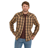 Camisa Vaquera Wrangler Hombre Slim Fit Manga Larga 194