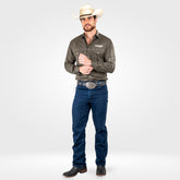 Camisa Vaquera Wrangler Slim Boot Hombre 933