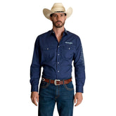 Camisa Vaquera Wrangler Hombre de Logo s923