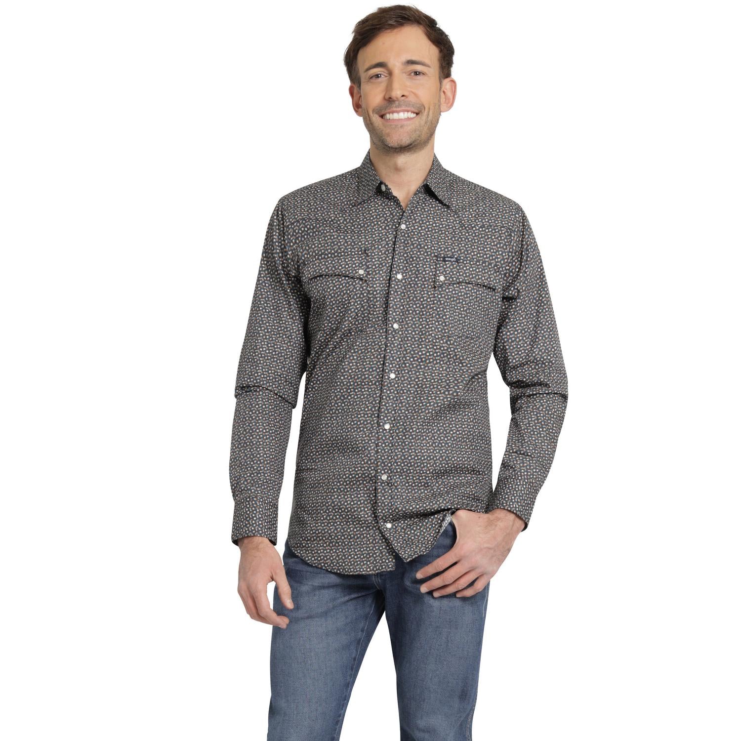Camisa Denim Camisa Hombre Manga Larga Slim Fit Camisa Jean Hombre