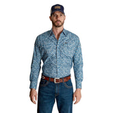 Camisa Vaquera Wrangler Hombre Retro s410