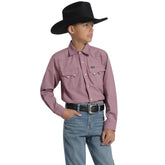Camisa Vaquera Wrangler Niño Slim Fit Manga Larga 587