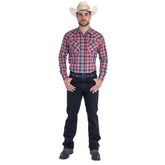 Camisa Vaquera Wrangler Hombre Cuernos Chuecos s977
