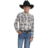 Camisa Vaquera Wrangler Niño Slim Fit Manga Larga 543