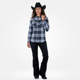 Blusa Vaquera Wrangler Slim Boot Mujer 466