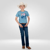 Pantalon Vaquero Wrangler Slim Boot Niño 353