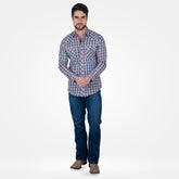 Camisa Vaquera Wrangler Western Fashion Hombre 868