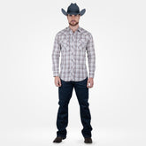 Camisa Vaquera Wrangler Western Fashion Hombre 869