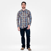 Camisa Vaquera Wrangler Western Fashion Hombre 966