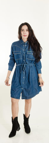 Vestido Vaquero Wrangler Mujer Asiluetado 139