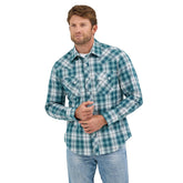 Camisa Vaquera Wrangler Hombre Slim Fit Manga Larga 197