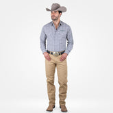Camisa Vaquera Wrangler Slim Boot Hombre 937