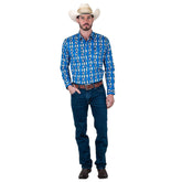 Camisa Vaquera Wrangler Hombre Checotah s142