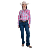 Jeans Vaquero Wrangler Mujer High Rise Corte Bota s093