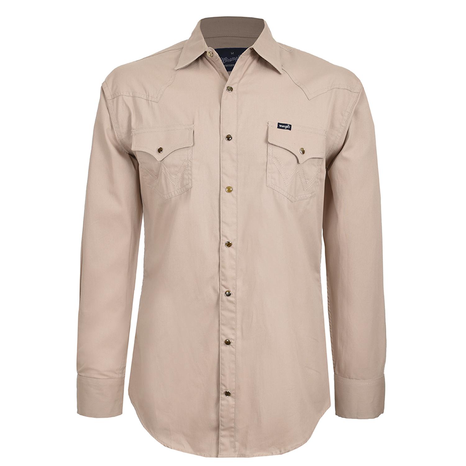 Camisa Vaquera Wrangler Hombre Manga Larga N02 – Wrangler® México