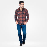 Camisa Vaquera Wrangler Painted Desert Hombre 418