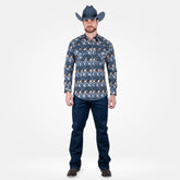 Camisa Vaquera Wrangler Checotah Hombre 967