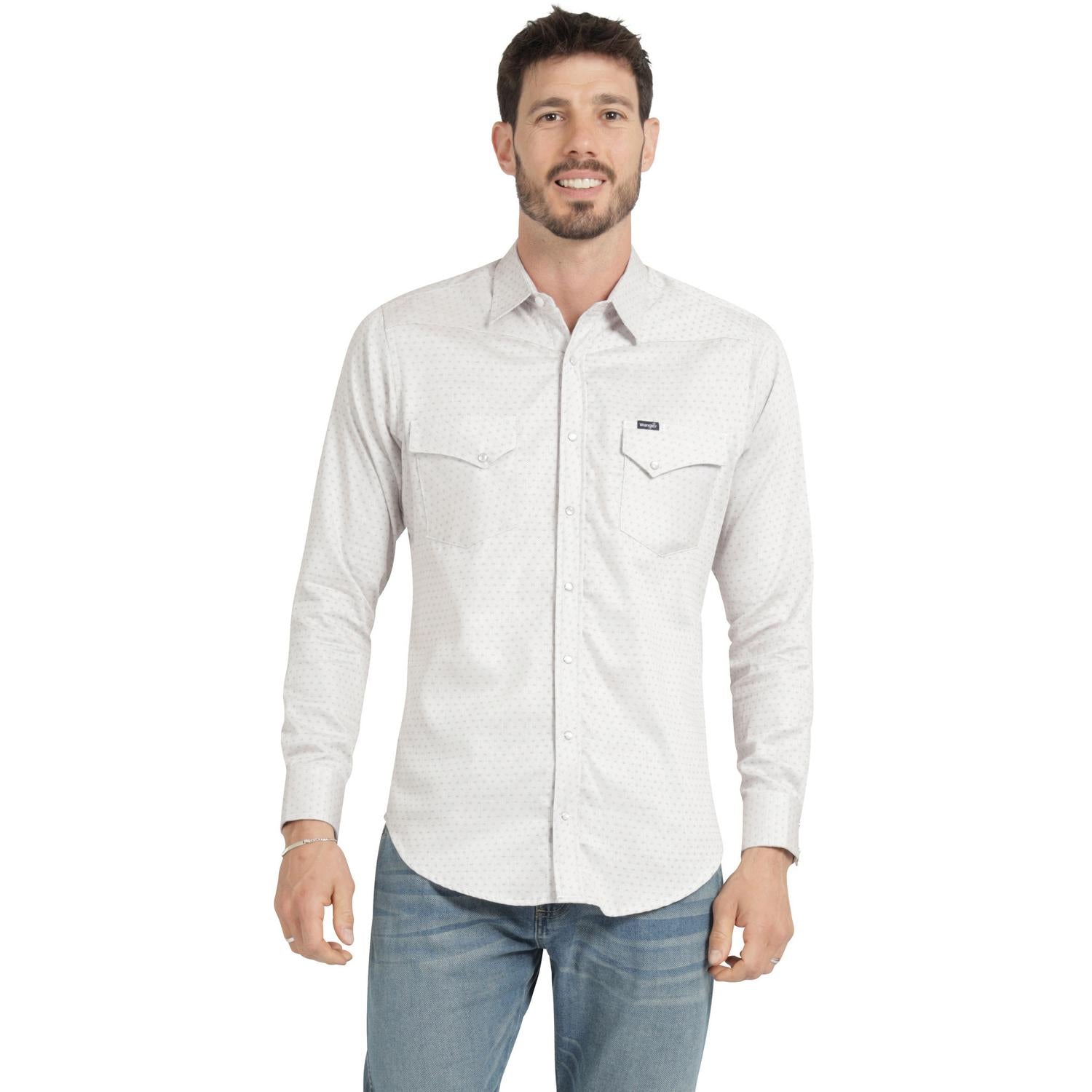 Camisa Vaquera Wrangler Hombre Slim Fit Manga Larga 568 – Wrangler