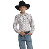 Camisa Vaquera Wrangler Niño Slim Fit Manga Larga 544