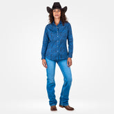 Blusa Vaquera Wrangler Slim Boot Mujer 473