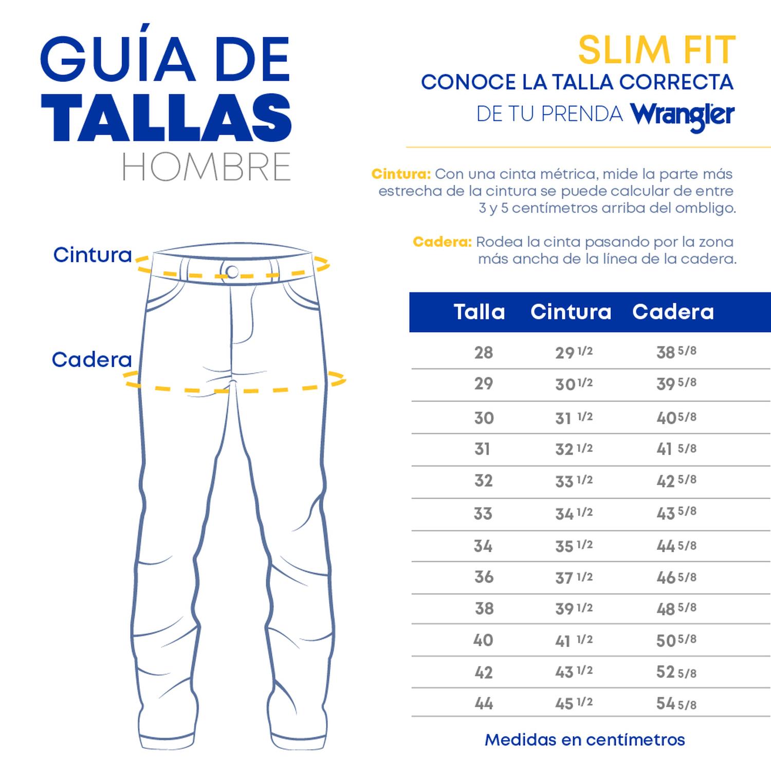 Guía de tallas