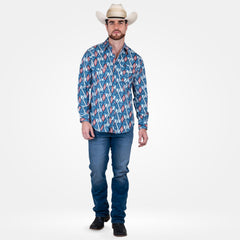 Camisa Vaquera Wrangler Checotah Hombre 897