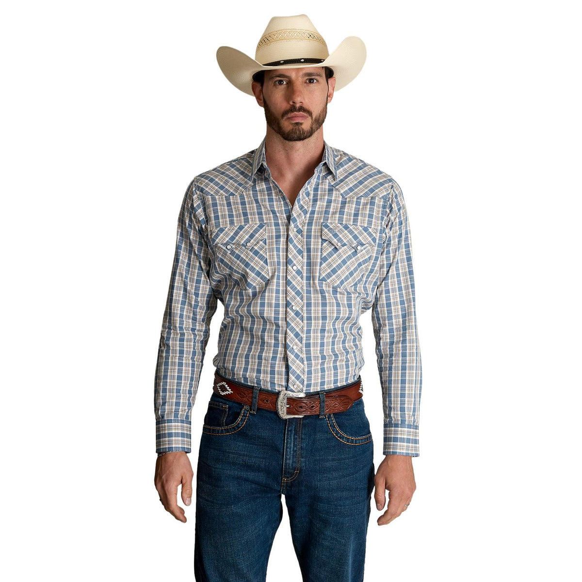 Camisa Vaquera Wrangler Hombre Western Fashion s249