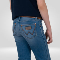Pantalon Vaquero Wrangler Slim Boot Niño 344
