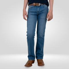 Pantalon Vaquero Wrangler Slim Boot Niño 344