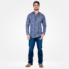 Camisa Vaquera Wrangler Western Fashion Hombre 872