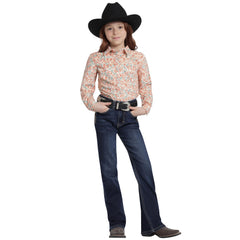 Blusa Vaquera Wrangler Niña Slim Fit Manga Larga 163