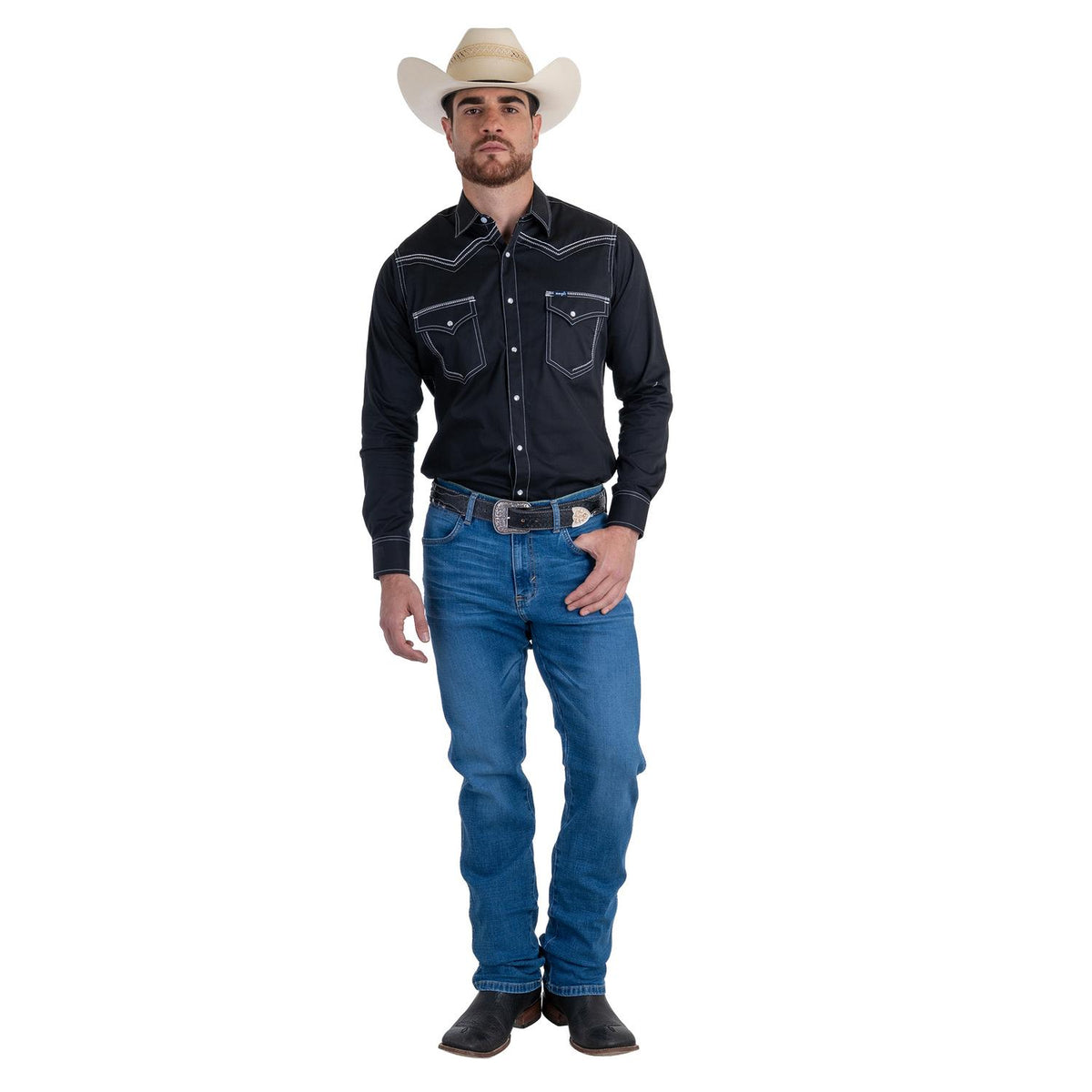 Jeans Vaquero Wrangler Hombre Slim Straight Retro s274