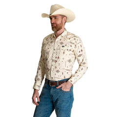 Camisa Vaquera Wrangler Hombre Retro s435