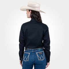 Blusa Vaquera Wrangler Logos Mujer