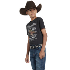 Playera Wrangler Niño Comfort Manga Corta 631