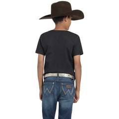 Playera Wrangler Niño Comfort Manga Corta 631