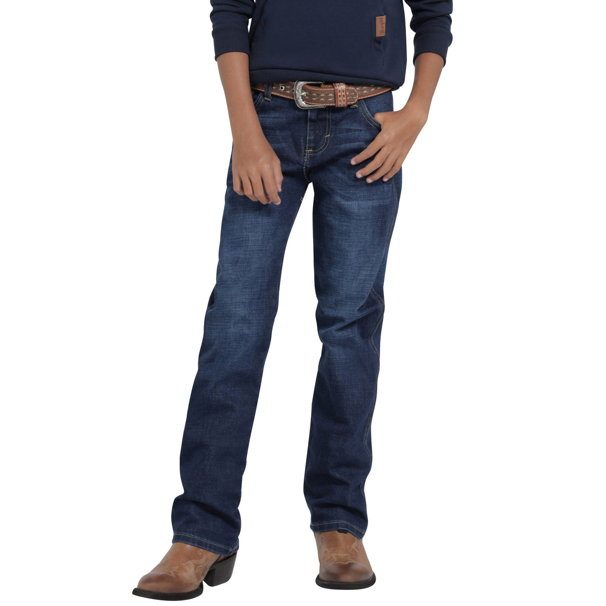Jeans Vaquero Wrangler Niño Slim Boot 641