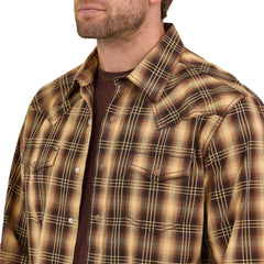 Camisa Vaquera Wrangler Hombre Slim Fit Manga Larga 194