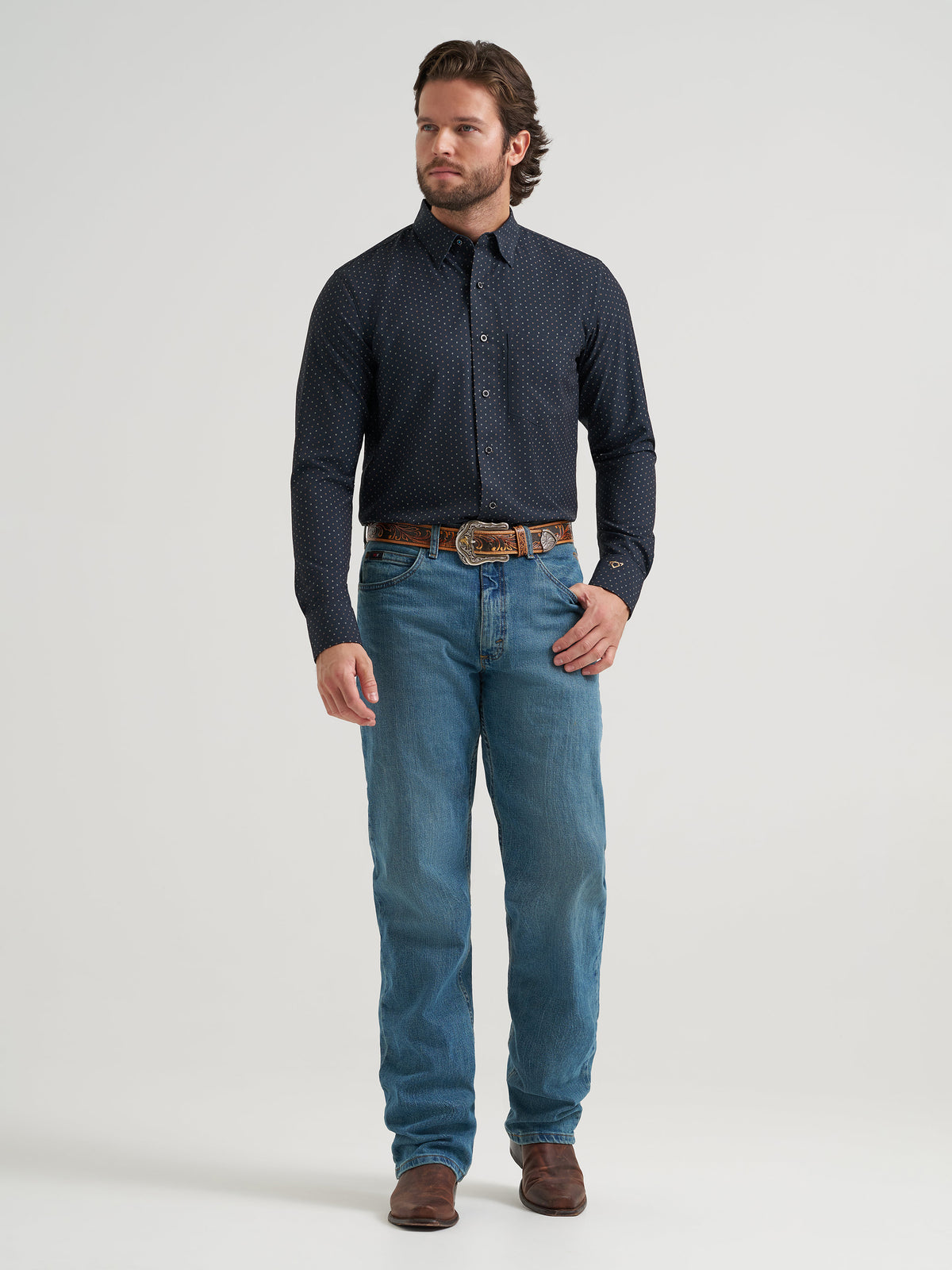 Camisa Vaquera Wrangler Cody Johnson Hombre 061