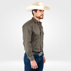 Camisa Vaquera Wrangler Slim Boot Hombre 933