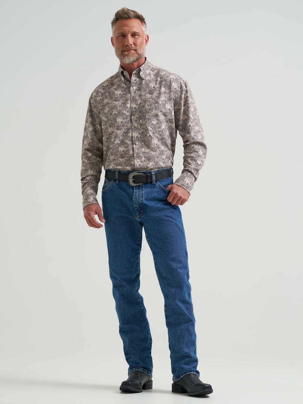 Camisa Vaquera Wrangler George Straight Hombre 159