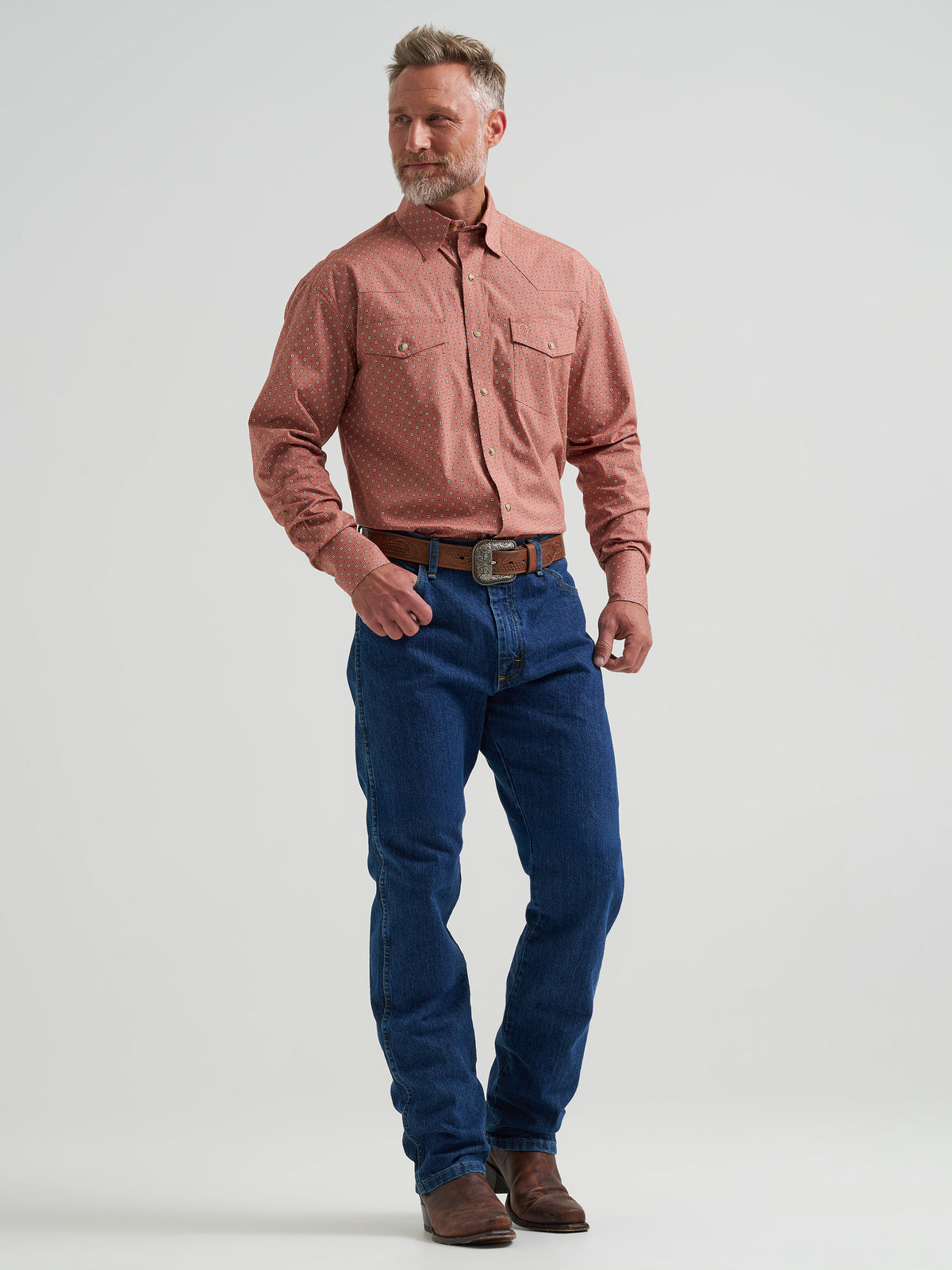 Camisa Vaquera Wrangler George Straight Hombre 164