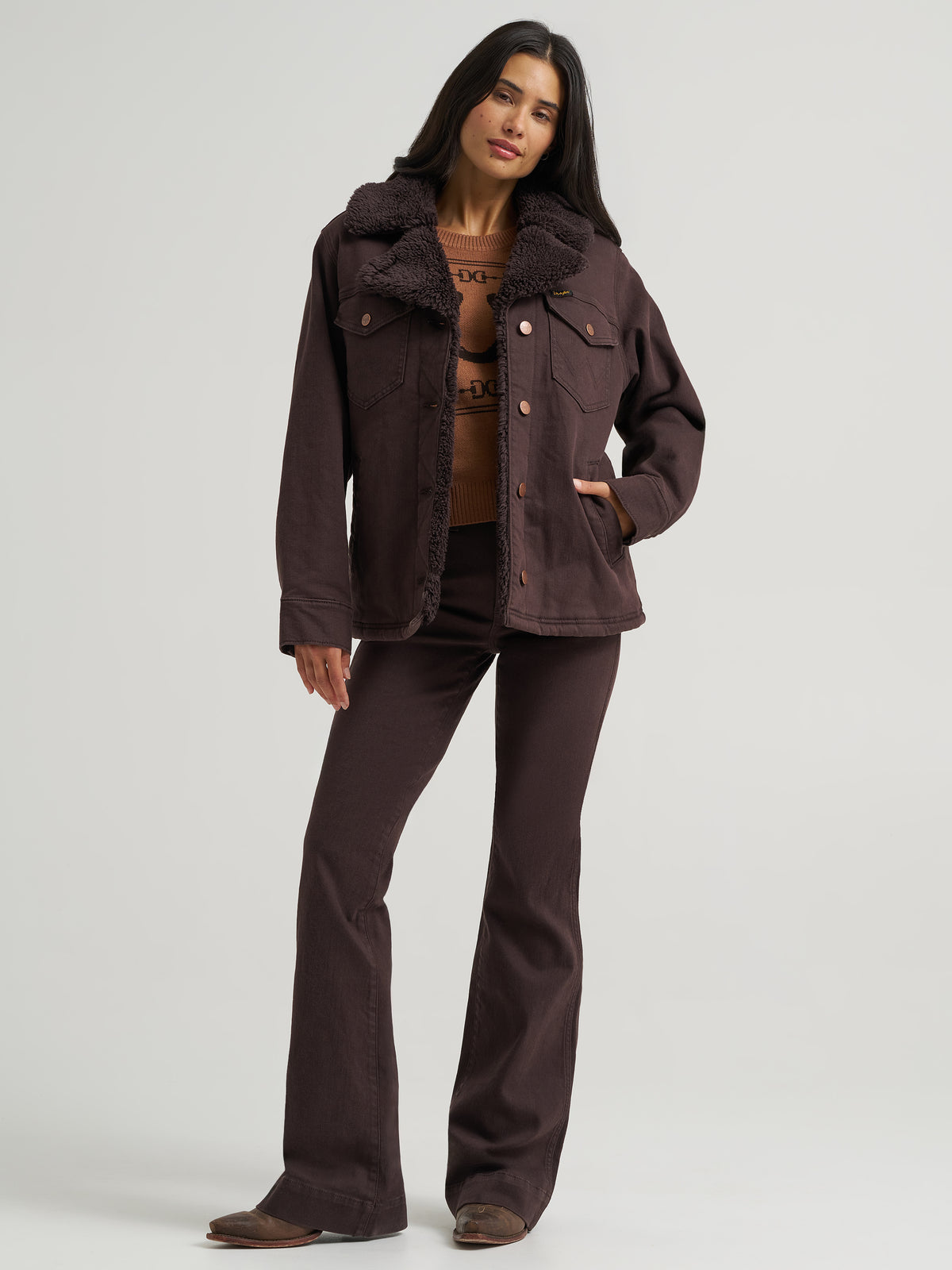 Chamarra Vaquera Wrangler Slim Boot Mujer 270