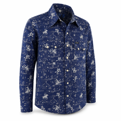 Camisa Vaquera Wrangler Slim Boot Niño 442
