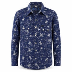 Camisa Vaquera Wrangler Slim Boot Niño 442