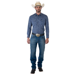 Camisa Vaquera Wrangler Hombre Retro s425