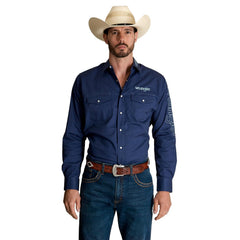 Camisa Vaquera Wrangler Hombre de Logo s923