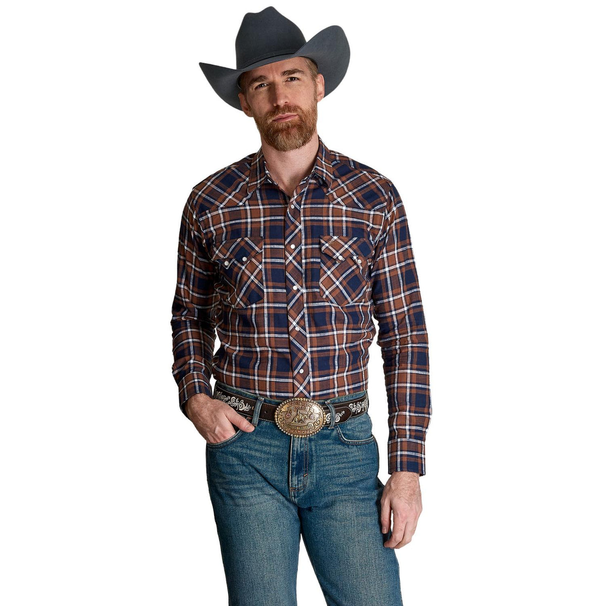 Camisa Vaquera Wrangler Hombre Western Fashion s984