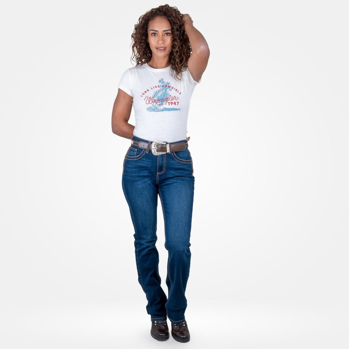 JEANS Vaquero Wrangler High Rise Mujer 638