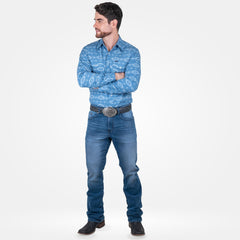Jeans Vaquero Wrangler Slim Boot Hombre 814